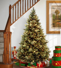 Load image into Gallery viewer, 7 ft. Carolina Pine Artificial Christmas Tree with Clear Lights #2565HW
