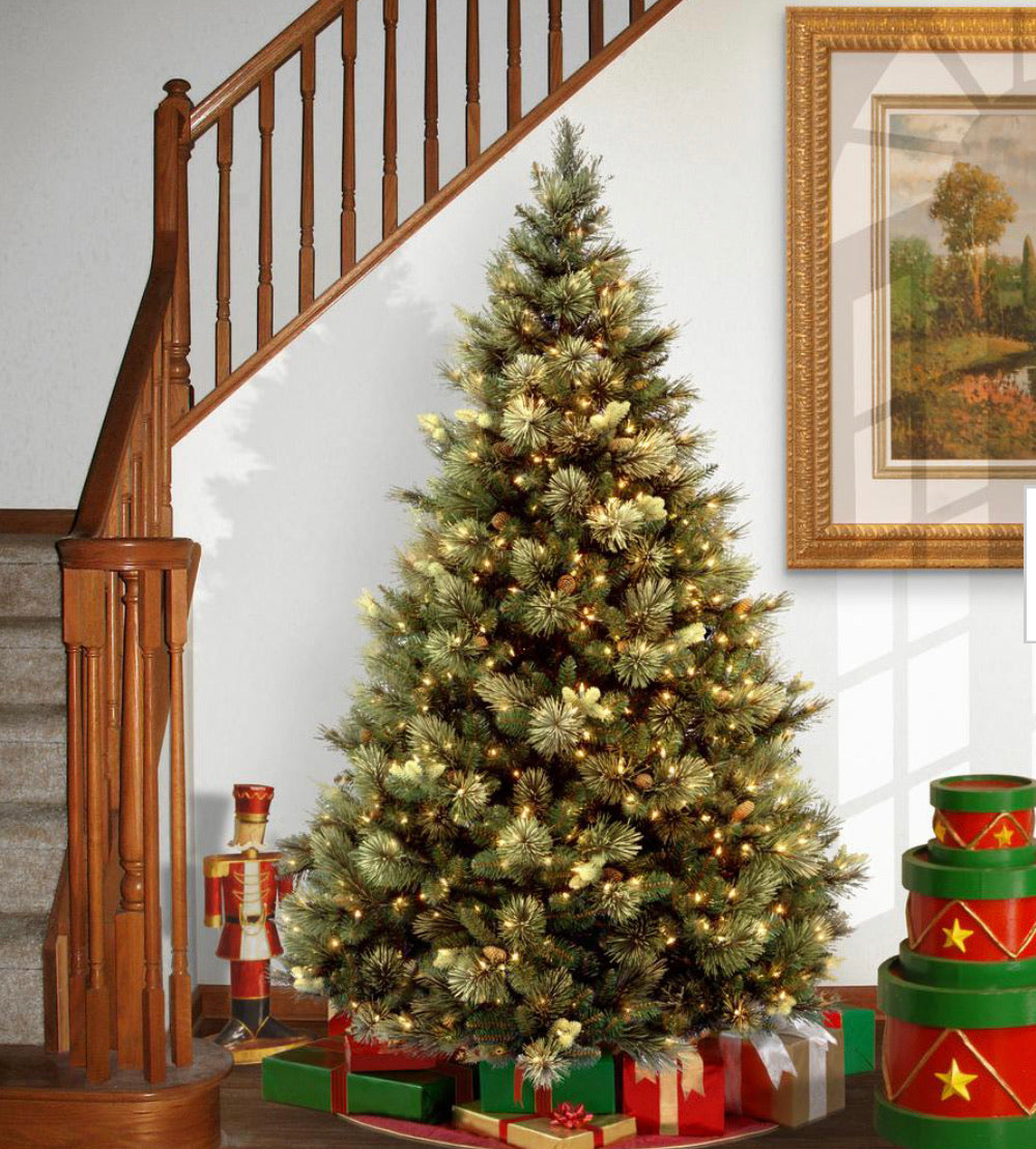 7 ft. Carolina Pine Artificial Christmas Tree with Clear Lights #2565HW