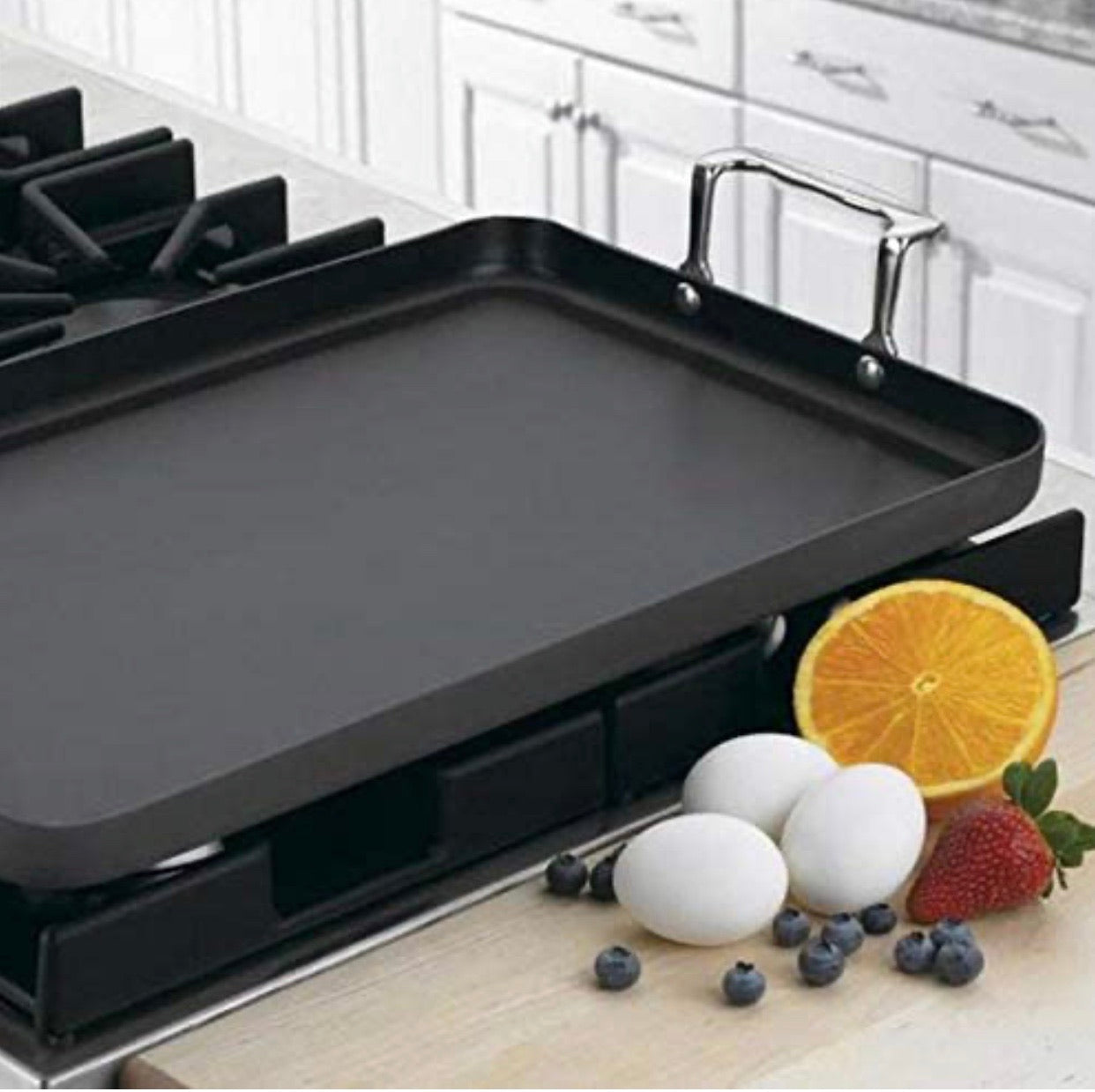 Cuisinart 655-35 Chef's Classic Nonstick Hard-Anodized 13-Inch by 20-Inch Double Burner Griddle - Charcoal #644HW