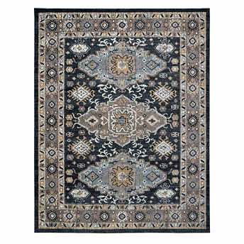 Rio Rug Collection, Manet Charcoal 5ft 3in x 7ft #4NT