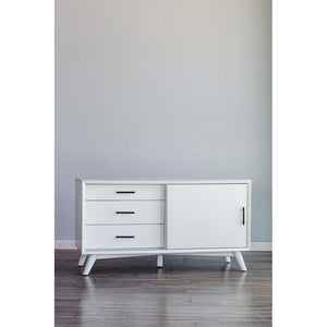 White Parocela TV Stand for TV’s up to 55”