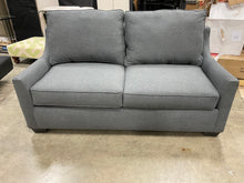 Load image into Gallery viewer, Léa 72&quot; Recessed Arm Full Sofa Bed Elle Charcoal
