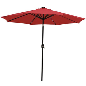 Jericho 9' Market Umbrella Red #280HW