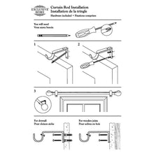 Load image into Gallery viewer, Sunnydale Double Curtain Rod &amp; Hardware Set - #48CE
