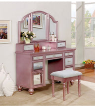 Load image into Gallery viewer, Tracy Rose Vanity Set with Stool AS IS
