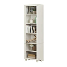 Load image into Gallery viewer, Hopedale Narrow 6 Shelf Bookcase White(522)
