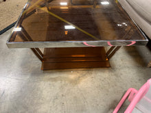 Load image into Gallery viewer, Glass top Coffee Table (Glass is Amber)
