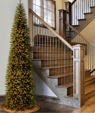 Load image into Gallery viewer, 12 ft. Kingswood Fir Slim Artificial Christmas Tree with Clear Lights #2273HW
