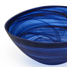 Load image into Gallery viewer, Blue Neven 2 Piece Glass Decorative Bowl Set #155HW
