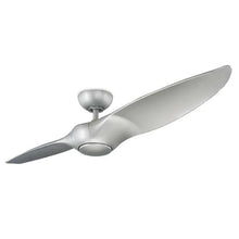 Load image into Gallery viewer, Morpheus II 60 in. LED Indoor/Outdoor Automotive Silver 2-Blade Smart Ceiling Fan with 3000K Light Kit and Wall Control MRM47
