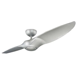 Morpheus II 60 in. LED Indoor/Outdoor Automotive Silver 2-Blade Smart Ceiling Fan with 3000K Light Kit and Wall Control MRM47