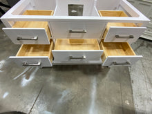 Load image into Gallery viewer, Elizabeth 48 in. W x 22 in. D Vanity in White  BASE ONLY 3596RR
