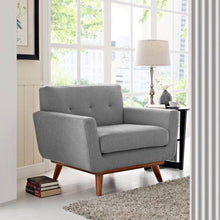 Load image into Gallery viewer, Engage Upholstered Armchair in Expectation Gray (SB947)
