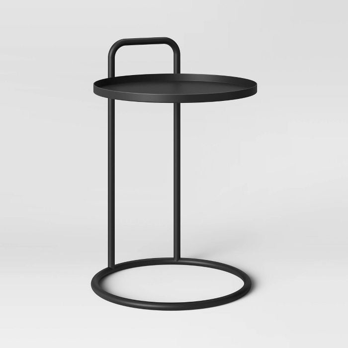 Desoto Metal Handle C Table Black(1372)
