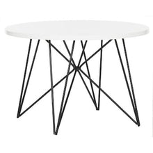 Load image into Gallery viewer, Safavieh Vida White/Black Wood Round End Table - #144CE

