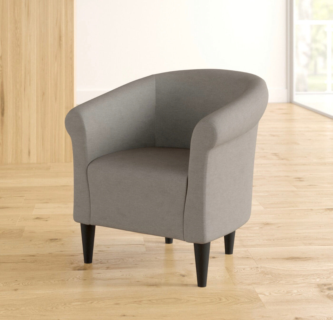 Liam Barrel Chair-Graphite #4723