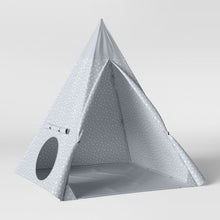 Load image into Gallery viewer, Pillowfort Kids Teepee Tent Gray Stars(580)
