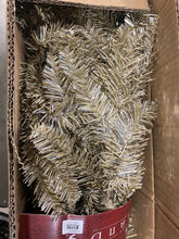Load image into Gallery viewer, Vickerman 9&#39; Antique Champagne Fir Artificial Christmas Garland #2533HW
