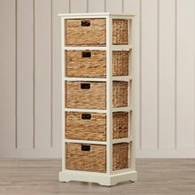 Load image into Gallery viewer, Santa Cruz 5 Drawer Accent Chest Distressed White(1278)
