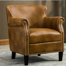 Load image into Gallery viewer, Gail 29.5&quot; W Faux Leather Armchair #mh7
