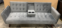 Load image into Gallery viewer, Palmer Velvet 72&quot; W Square Arm Sofa
