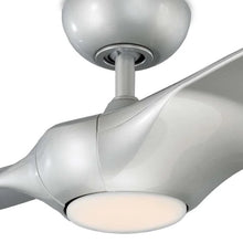 Load image into Gallery viewer, Morpheus II 60 in. LED Indoor/Outdoor Automotive Silver 2-Blade Smart Ceiling Fan with 3000K Light Kit and Wall Control MRM47
