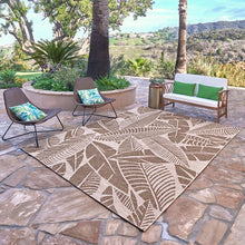 Load image into Gallery viewer, Hermosa Natural 6ft 6in x 9ft 6 in indoor/outdoor rug #1NT

