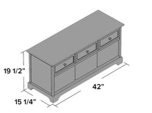 Load image into Gallery viewer, Ardina Drawer Storage Bench-British Brown #127-NT
