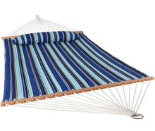 Load image into Gallery viewer, 11-3/4 ft. Quilted Double Fabric 2-Person Hammock in Catalina Beach #156-NT
