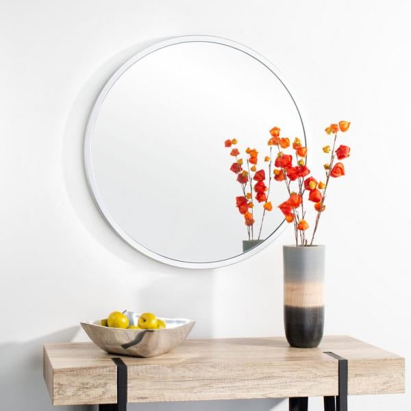 Eason 30 in. X 30 in. Silver Framed Mirror 3079RR