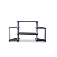 Load image into Gallery viewer, Orbit and Silver 3 Tier TV Stand Black/Silver(1384)
