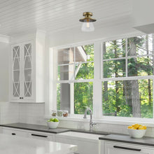 Load image into Gallery viewer, Michael 1 - Light 8" Simple Bell Semi Flush Mount #97HW
