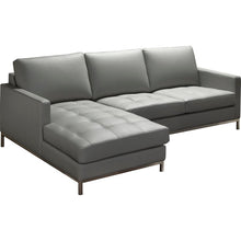 Load image into Gallery viewer, Corniche Leather 115&quot; Left Hand Facing Sectional
