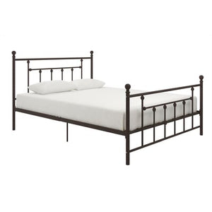 Lyster Platform Bed - Queen - Bronze - #71CE