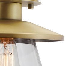 Load image into Gallery viewer, Michael 1 - Light 8" Simple Bell Semi Flush Mount #97HW
