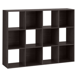 12-Cube Organizer Shelf 11" Espresso(525)