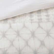 Load image into Gallery viewer, King/ Cal. King Duvet Cover + 2 Shams Gray/White Liliana Reversible Duvet Cover Set 225DC
