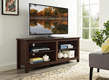 Load image into Gallery viewer, 58” wood tv media stand storage #3121
