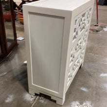 Load image into Gallery viewer, White Elkton 3 Drawer Mirrored Accent Chest
