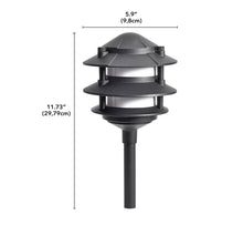 Load image into Gallery viewer, Low Voltage Tiered Lantern Pathway Light Set of 5 #251-NT
