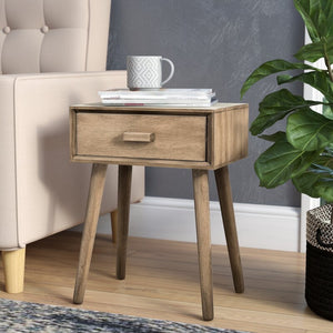 Orion End Table with Storage Desert Brown(1025)