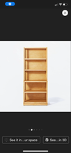 Load image into Gallery viewer, 72&quot; Delle 5 Shelf Bookcase
