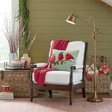 Load image into Gallery viewer, Marea Cable-Knit Cotton Throw-Red #2nd
