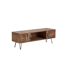 Load image into Gallery viewer, Middleton 60 in. Natural Wood TV Stand Fits TVs Up to 65 in. with Storage Doors(1918RR)
