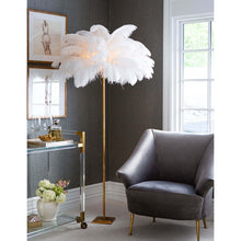 Load image into Gallery viewer, Josephine Feather 70” floor lamp #331nt
