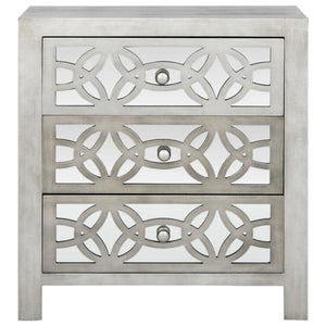 3-Drawer Gray Chest of Drawers - #259CE