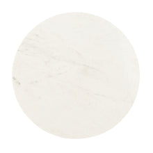 Load image into Gallery viewer, Mila Pedestal Coffee Table - White Marble, Brass *AS IS #512HW
