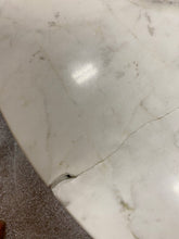 Load image into Gallery viewer, Mila Pedestal Coffee Table Marble/White  AS IS 3103RR
