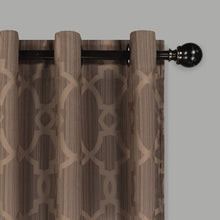 Load image into Gallery viewer, Lanoue Geometric Blackout Thermal Grommet Single Curtain Panel (set of 6) 315 DC
