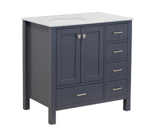 Aneira Full Cabinet 36" Single Bathroom Vanity *AS IS* (see description for info)